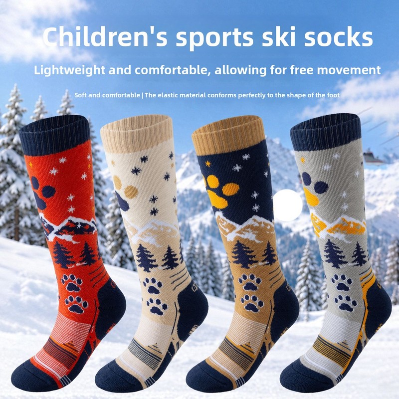 Kids Ski Socks, Autumn Winter  - Thermal Sock Winter ulasan dan harga