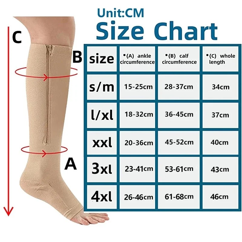 1/2/3/4pairs medical compressi - Compression Sock Medical ulasan dan harga
