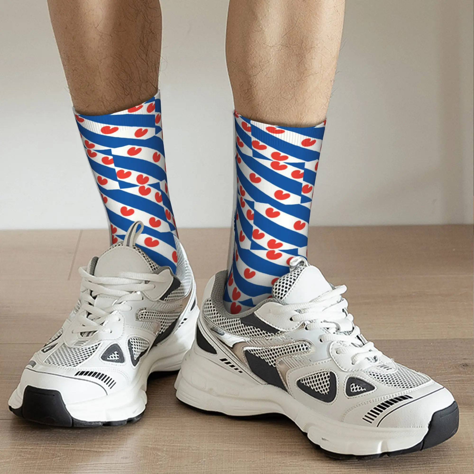 Custom Friesland Flag Men's Cr - Dress Sock Men ulasan dan harga